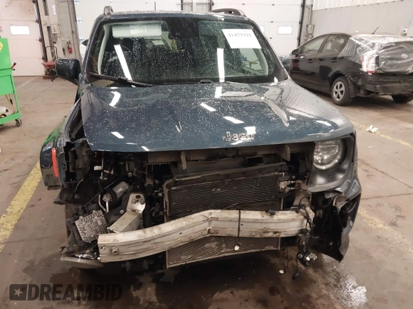 2021 Jeep Renegade Latitude with VIN ZACNJDB15MPM41197, listed as a IAAI auction lot 41473315 with 52,740 mi miles and . Bid and sale history available at DreamBid. Image 13.