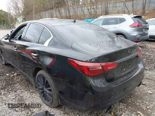 2018 Infiniti Q50 3.0t LUXE with VIN JN1EV7AR8JM442468, listed as a IAAI auction lot 42071717 with 107,484 mi miles. Bid and sale history available at carsss.com. Image 17.