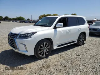 2018 Lexus LX 570 z VIN JTJHY7AX0J4266433, wystawiony jako Copart lot #61072775 z przebiegiem 113 510 mil mil oraz Czysty tytuł • Clean title. Historia ofert i sprzedaży dostępna na DreamBid. Obrazek 1.