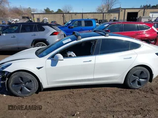 2020 Tesla Model 3 Long Range with VIN 5YJ3E1EB9LF735340, listed as a IAAI auction lot 41765919 with Not Provided miles. Bid and sale history available at carsss.com. Image 14.