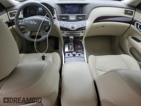 2012 Infiniti M z VIN JN1BY1AP2CM332668, wystawiony jako Copart lot #58692455 z przebiegiem 170 121 mil mil oraz Szkoda całkowita • Salvage title. Historia ofert i sprzedaży dostępna na DreamBid. Obrazek 8.