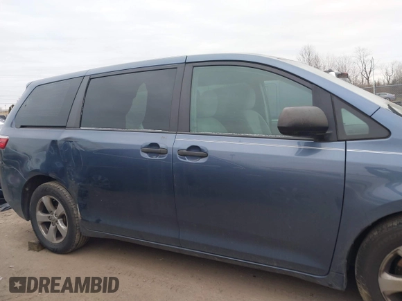 2015 Toyota Sienna L with VIN 5TDZK3DC6FS542457, listed as a IAAI auction lot 41072508 with 167,509 mi miles and . Bid and sale history available at DreamBid. Image 13.