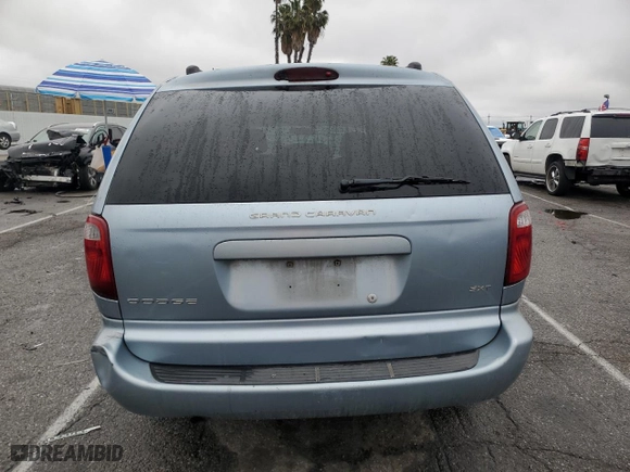 2005 Dodge Caravan SXT with VIN 2D4GP44L95R335862, listed as a Copart auction lot 51247635 with 0 mi miles and Salvage Title. Bid and sale history available at carsss.com. Image 6.