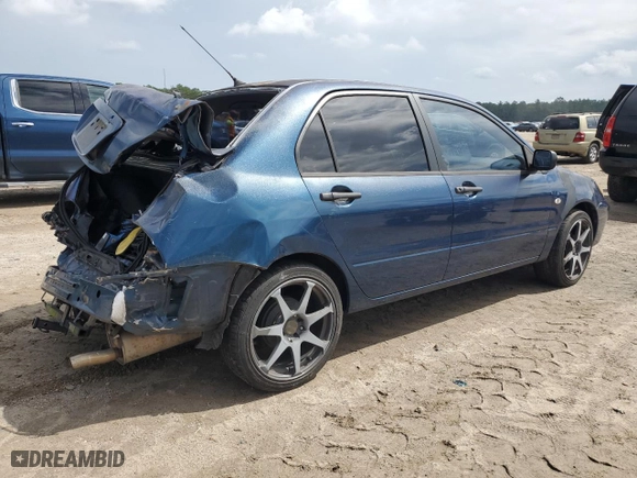 2006 Mitsubishi Lancer ES with VIN JA3AJ26E16U004851, listed as a Copart auction lot 70392304 with 145,052 mi miles and Salvage Title. Bid and sale history available at carsss.com. Image 3.