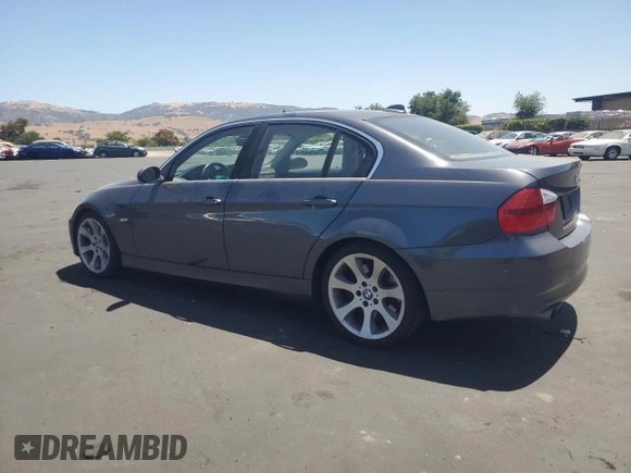2006 BMW 3 Series 330i with VIN WBAVB33526PS13196, listed as a Copart auction lot 62484235 with 156,706 mi miles and Salvage title. Bid and sale history available at DreamBid. Image 2.