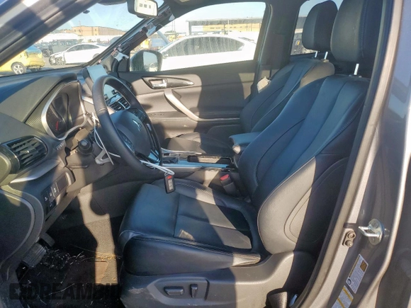 2024 Mitsubishi Eclipse Cross SE with VIN JA4ATWAAXRZ000676, listed as a Copart auction lot 61229375 with 25,875 mi miles and Salvage title. Bid and sale history available at DreamBid. Image 7.