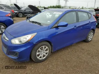 2014 Hyundai Accent GS with VIN KMHCT5AE0EU141822, listed as a Copart auction lot 62531325 with 137,511 mi miles and Clean title. Bid and sale history available at DreamBid. Image 1.