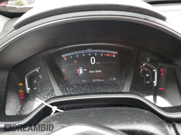 2021 Honda CR-V EX with VIN 5J6RW2H53MA004832, listed as a Copart auction lot 60472605 with 81,358 mi miles and Salvage title. Bid and sale history available at DreamBid. Image 9.