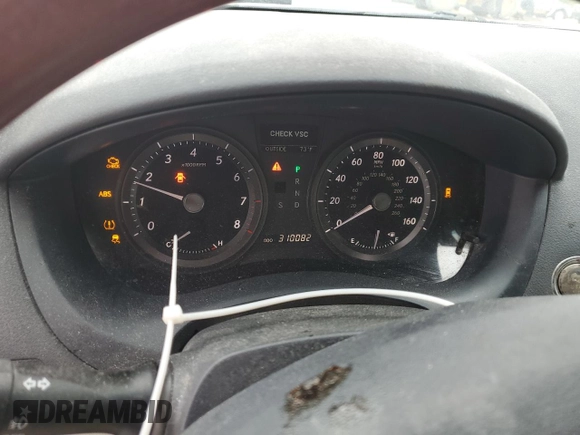 2007 Lexus ES 330 with VIN JTHBJ46G172083579, listed as a Copart auction lot 53836425 with 310,082 mi miles and Salvage Title. Bid and sale history available at DreamBid. Image 9.