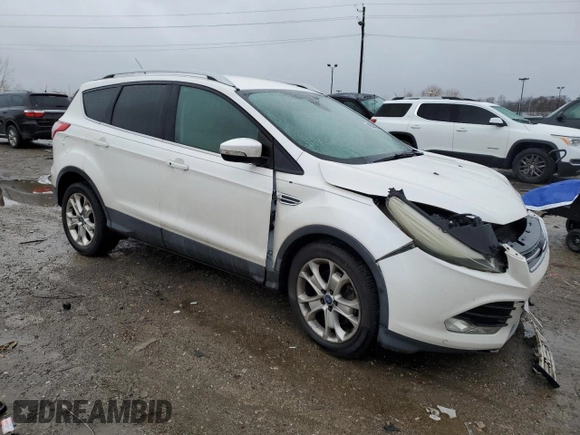 2015 Ford Escape Titanium with VIN 1FMCU0J94FUB45974, listed as a Copart auction lot 46824245 with 0 mi miles and Non Repairable. Bid and sale history available at carsss.com. Image 4.