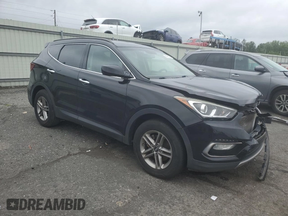 2017 Hyundai Santa Fe 2.4L with VIN 5NMZUDLB1HH028028, listed as a Copart auction lot 64431895 with Not provided miles and Salvage title. Bid and sale history available at DreamBid. Image 4.