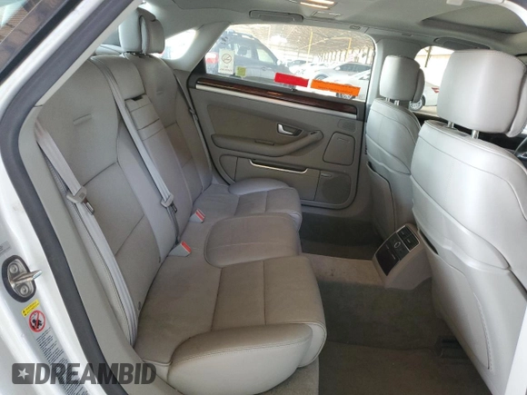 2008 Audi A8 4.2L with VIN WAUMV94E28N014295, listed as a Copart auction lot 66648185 with 116,736 mi miles and Clean title. Bid and sale history available at DreamBid. Image 11.
