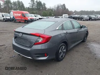 2020 Honda Civic Sedan LX with VIN 2HGFC2F63LH574540, listed as a IAAI auction lot 40927929 with 91,138 mi miles. Bid and sale history available at carsss.com. Image 4.
