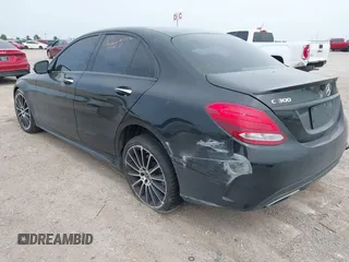 2018 Mercedes-Benz C 300 with VIN WDDWF4KB7JR378155, listed as a IAAI auction lot 42260842 with 83,686 mi miles and . Bid and sale history available at DreamBid. Image 3.