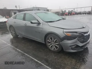 2023 Chevrolet Malibu RS with VIN 1G1ZG5ST0PF251639, listed as a Copart auction lot 45088955 with 33,962 mi miles and Salvage Title. Bid and sale history available at DreamBid. Image 4.