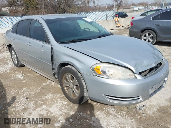 2012 Chevrolet Impala LS Fleet with VIN 2G1WF5E39C1155382, listed as a IAAI auction lot 41836701 with 148,878 mi miles and . Bid and sale history available at DreamBid. Image 1.