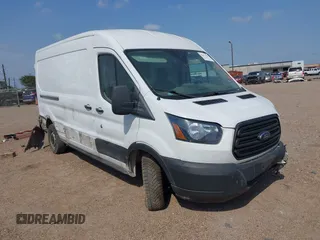 2019 Ford Transit with VIN 1FTYR2CM6KKB19102, listed as a IAAI auction lot 42021183 with 217,976 mi miles and . Bid and sale history available at DreamBid. Image 1.