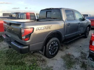 2021 Nissan Titan SV with VIN 1N6AA1ED1MN523407, listed as a Copart auction lot 76109324 with Not provided miles and Salvage title. Bid and sale history available at DreamBid. Image 3.