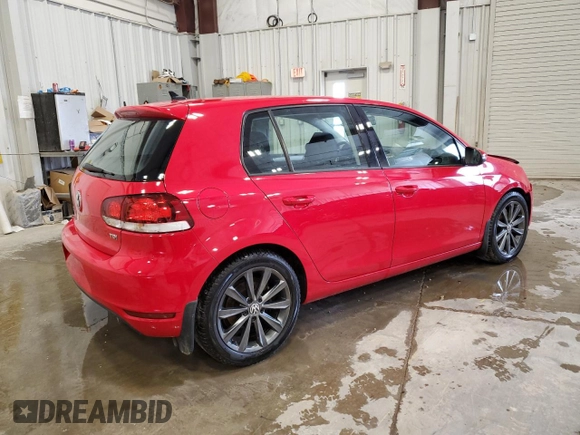2013 Volkswagen Golf TDI w/Sunroof & Nav with VIN WVWNM7AJ0DW129899, listed as a Copart auction lot 51667605 with 92,304 mi miles and Clean title. Bid and sale history available at DreamBid. Image 3.
