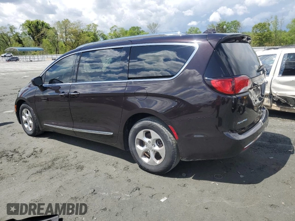 2017 Chrysler Pacifica Touring L Plus with VIN 2C4RC1EG3HR782368, listed as a Copart auction lot 52830615 with 98,621 mi miles and Salvage Title. Bid and sale history available at DreamBid. Image 2.