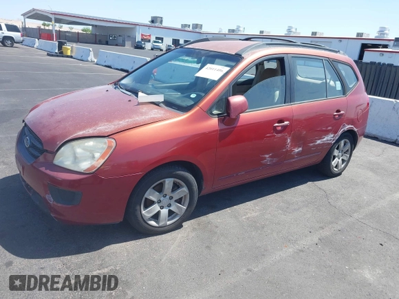 2008 Kia Rondo EX with VIN KNAFG525387174835, listed as a IAAI auction lot 42011406 with 138,656 mi miles. Bid and sale history available at carsss.com. Image 12.