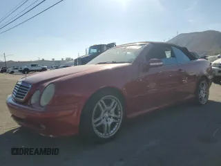 2002 Mercedes-Benz CLK with VIN WDBLK70GX2T114066, listed as a Copart auction lot 80691004 with 193,434 mi miles and Salvage Title. Bid and sale history available at carsss.com. Image 1.