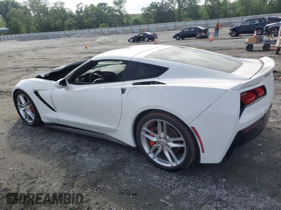 2014 Chevrolet Corvette 3LT z VIN 1G1YE2D78E5108683, wystawiony jako Copart lot #54924785 z przebiegiem 79 948 mil mil oraz Szkoda całkowita • Salvage title. Historia ofert i sprzedaży dostępna na DreamBid. Obrazek 3.