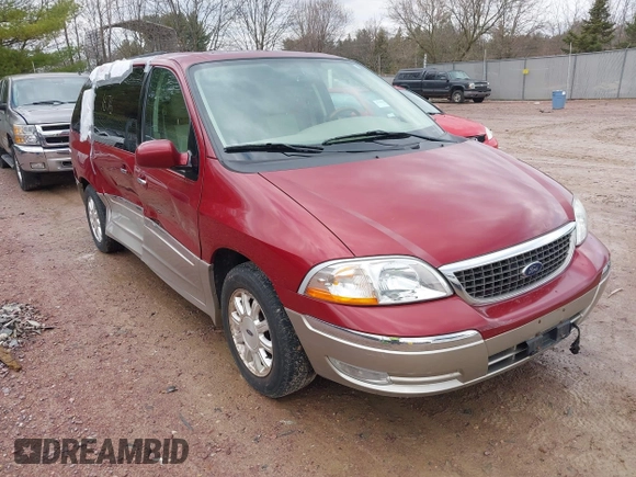 2003 Ford Windstar LTD with VIN 2FMDA58453BB87107, listed as a IAAI auction lot 42081676 with 164,638 mi miles and . Bid and sale history available at carsss.com. Image 1.