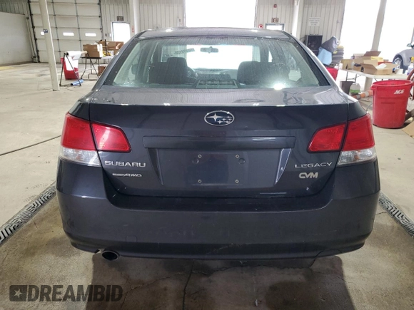 2012 Subaru Legacy Premium with VIN 4S3BMAG62C1015160, listed as a Copart auction lot 50499135 with 185,152 mi miles and Salvage title. Bid and sale history available at DreamBid. Image 6.