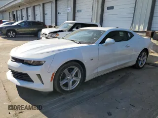 2018 Chevrolet Camaro 2LT with VIN 1G1FD1RS5J0168185, listed as a Copart auction lot 43020075 with 56,312 mi miles and Salvage Title. Bid and sale history available at carsss.com. Image 1.