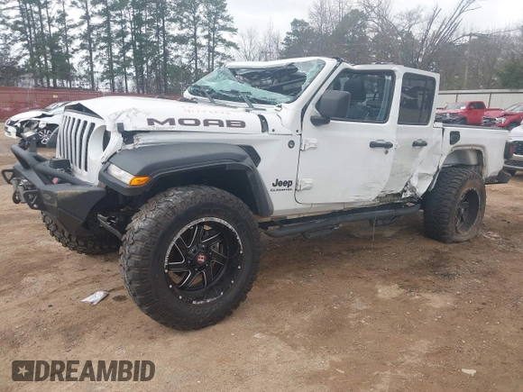 2020 Jeep Gladiator Sport S с VIN 1C6JJTAG1LL204637, выставлен на аукционе IAAI как лот 41743343 с пробегом 94 305 миль миль и . История ставок и продаж доступна на DreamBid. Изображение 2.