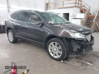 2015 Chevrolet Traverse LT with VIN 1GNKVGKD1FJ220650, listed as a IAAI auction lot 41801898 with 112,878 mi miles and . Bid and sale history available at DreamBid. Image 1.