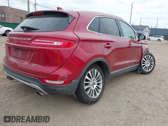 2017 Lincoln MKC Reserve with VIN 5LMCJ3D94HUL50555, listed as a IAAI auction lot 42296803 with 127,009 mi miles and . Bid and sale history available at DreamBid. Image 4.