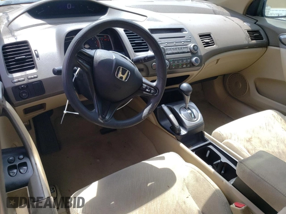 2007 Honda Civic Cpe LX with VIN 2HGFG12607H521529, listed as a Copart auction lot 63413284 with 184,511 mi miles and Salvage Title. Bid and sale history available at carsss.com. Image 8.