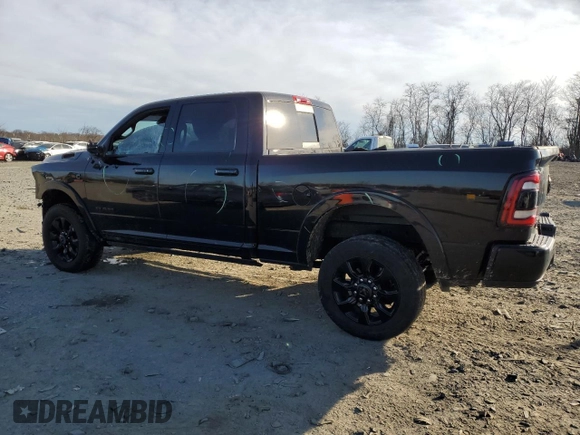 2020 Ram 2500 Laramie with VIN 3C6UR5FL7LG244323, listed as a Copart auction lot 48031755 with 142,155 mi miles and Salvage Title. Bid and sale history available at carsss.com. Image 2.