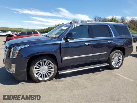 2018 Cadillac Escalade Platinum z VIN 1GYS4DKJ4JR376654, wystawiony jako Copart lot #57329564 z przebiegiem 38 172 mil mil oraz Szkoda całkowita • Salvage title. Historia ofert i sprzedaży dostępna na DreamBid. Obrazek 1.