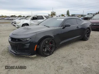 2020 Chevrolet Camaro 2SS with VIN 1G1FG1R77L0144055, listed as a Copart auction lot 76026834 with 46,973 mi miles and Salvage Title. Bid and sale history available at carsss.com. Image 1.