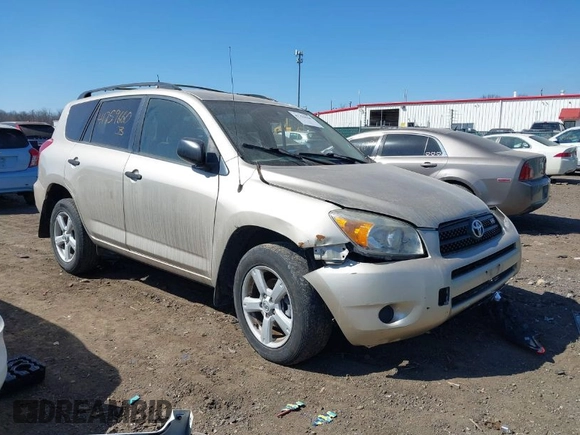 2007 Toyota RAV4 with VIN JTMBK33V375033888, listed as a IAAI auction lot 41759660 with 1 mi miles. Bid and sale history available at carsss.com. Image 1.