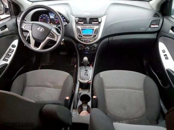 2014 Hyundai Accent GS with VIN KMHCT5AE7EU161744, listed as a Copart auction lot 43240345 with 131,176 mi miles and Salvage Title. Bid and sale history available at carsss.com. Image 8.