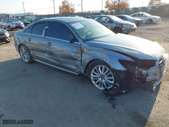 2012 Audi A6 3.0T Prestige with VIN WAUHGAFC7CN040232, listed as a IAAI auction lot 40731665 with 1 mi miles. Bid and sale history available at carsss.com. Image 6.