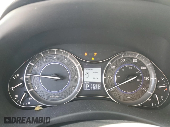 2011 Infiniti QX56 7-passenger with VIN JN8AZ2NE2B9000479, listed as a Copart auction lot 49492035 with 152,852 mi miles and Salvage Title. Bid and sale history available at carsss.com. Image 9.