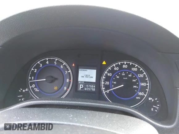 2015 Infiniti Q40 with VIN JN1CV6AR1FM520601, listed as a IAAI auction lot 41854014 with 157,684 mi miles and . Bid and sale history available at DreamBid. Image 7.