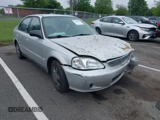 2000 Honda Civic VP z VIN 2HGEJ6617YH564856, wystawiony jako IAAI lot #42285596 z przebiegiem 183 243 mil mil oraz . Historia ofert i sprzedaży dostępna na DreamBid. Obrazek 1.