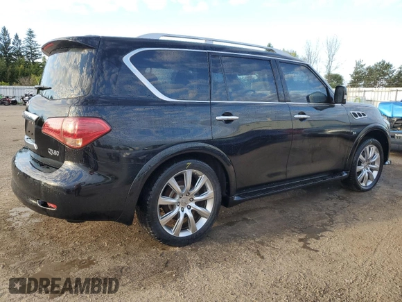 2014 Infiniti QX80 with VIN JN8AZ2NE1E9064663, listed as a Copart auction lot 69430324 with 175,996 mi miles and Clean Title. Bid and sale history available at carsss.com. Image 3.