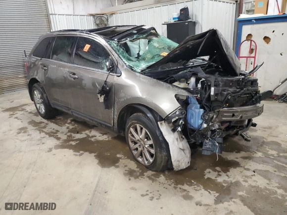 2013 Ford Edge Limited with VIN 2FMDK3KC4DBE09848, listed as a Copart auction lot 43185165 with 125,336 mi miles and Salvage Title. Bid and sale history available at carsss.com. Image 4.