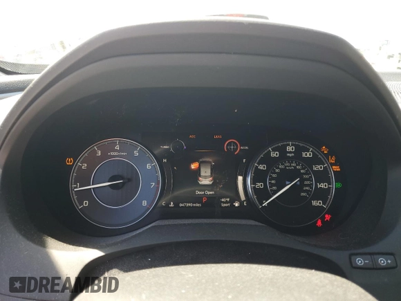 2020 Acura RDX w/Technology Pkg with VIN 5J8TC2H58LL003698, listed as a Copart auction lot 48678204 with 47,390 mi miles. Bid and sale history available at carsss.com. Image 9.