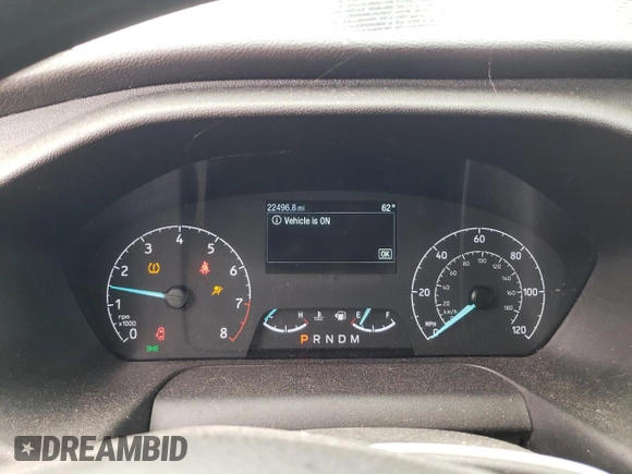 2023 Ford Transit Cargo with VIN 1FTBR1Y83PKA29926, listed as a Copart auction lot 83096634 with 22,496 mi miles and Clean Title. Bid and sale history available at DreamBid. Image 9.