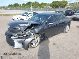 2024 Lexus IS with VIN JTHCA1D24R5131782, listed as a IAAI auction lot 41195539 with 4,104 mi miles. Bid and sale history available at carsss.com. Image 17.
