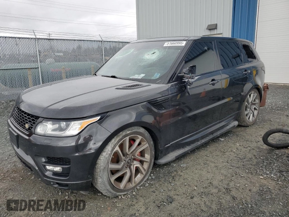 2014 Land Rover Range Rover Sport Supercharged with VIN SALWR2EF3EA332503, listed as a Copart auction lot 51660995 with 138,426 mi miles and Clean title. Bid and sale history available at DreamBid. Image 1.