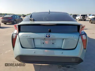 2018 Toyota Prius Two with VIN JTDKBRFU8J3058715, listed as a Copart auction lot 53636015 with 76,808 mi miles and Salvage Title. Bid and sale history available at DreamBid. Image 6.